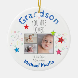 Photo Ornament with Stars HAMbyWG