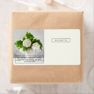 Photo Overlay Box Business Shipping Label