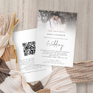 Photo Overlay Script QR Code Wedding Invitation