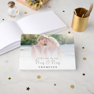 Photo Overlay Script Wishes Mrs Mrs Guest Book