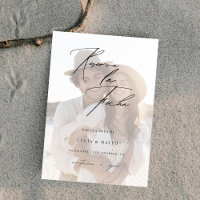 Photo Overlay Sencilla de Reserva la fecha Wedding