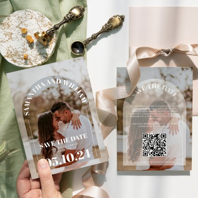 Photo Overlay Simple Wedding Save The Date (Creator Uploaded)