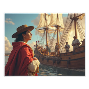Photo Paper Photo Enlargement - Columbus Day 