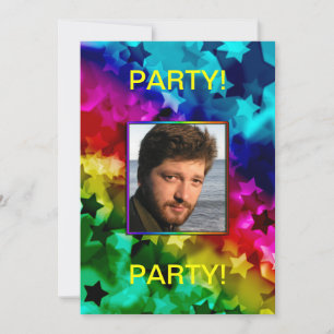 Photo party Invitation for a Superstar.