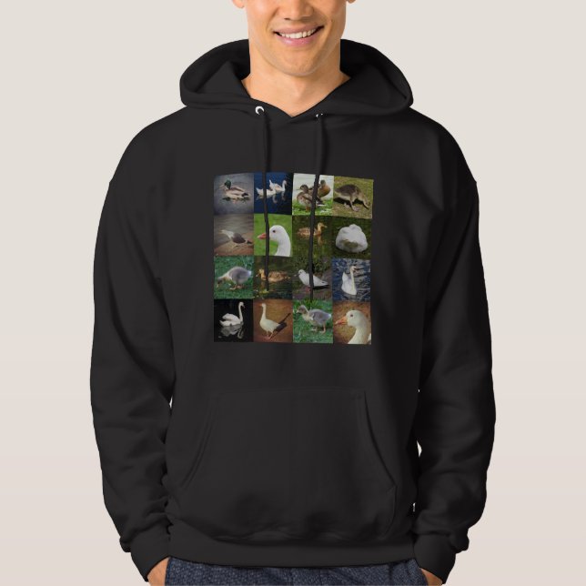 Photo Patchwork Square - Birds Hoodie (Front)