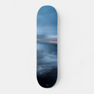 photo paysage abstrait bleu skateboard