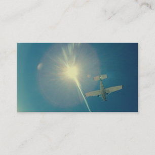photo perfect small plane pilot business card