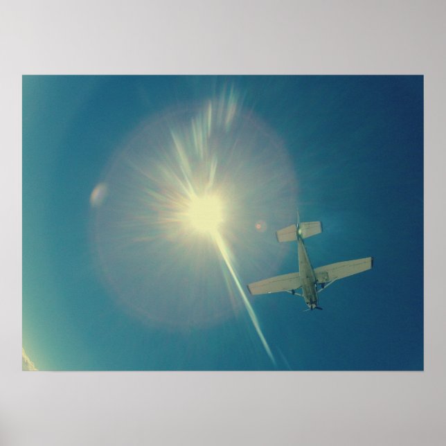 photo perfect small plane pilot poster (Front)