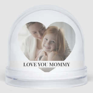 Photo Personalised 2 sided Custom Made  Snowglobe