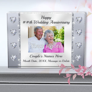 Photo, Personalised 60th Wedding Anniversary Gifts