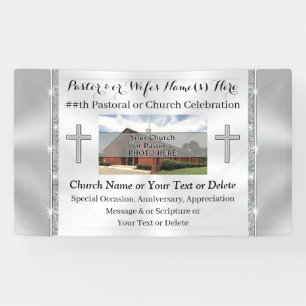 Photo Personalised, Banners for Church Anniversary