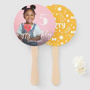 Photo Personalised Birthday Hand Fan