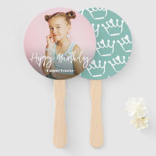 Photo Personalised Birthday Hand Fan