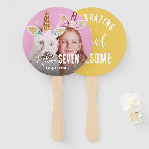 Photo Personalised Birthday Hand Fan
