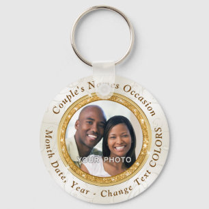 Photo Personalised Cheap Wedding Party Favours Key Ring