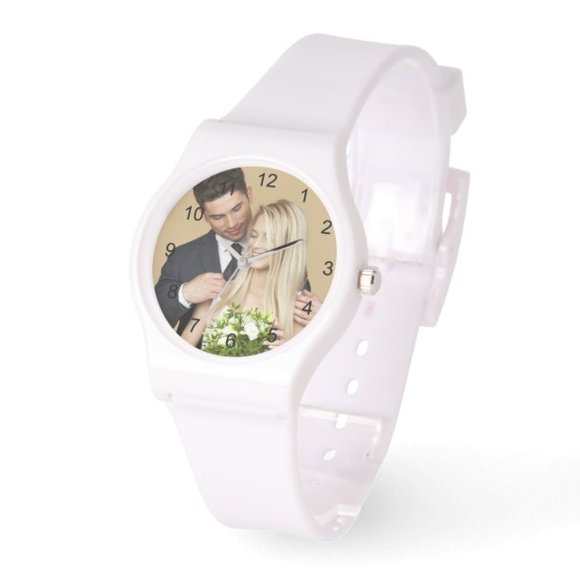 Photo Personalised Custom  Watch (Angle)