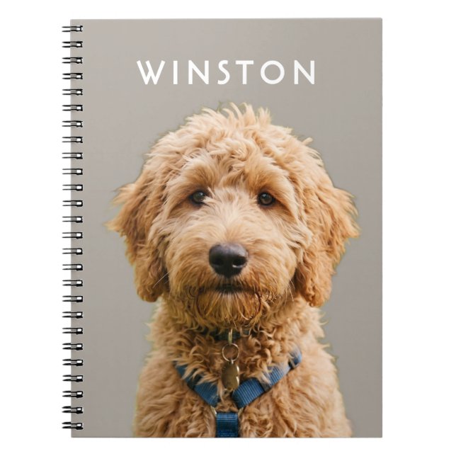 Photo Personalised Dogs Name - READ DESCRIPTION Notebook (Front)