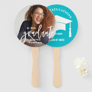 Photo Personalised Graduate Hand Fan