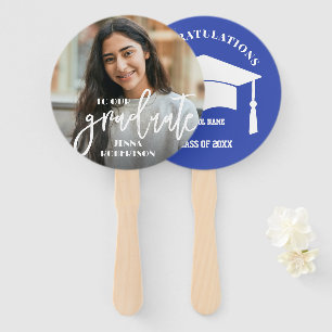 Photo Personalised Graduate Hand Fan