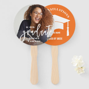 Photo Personalised Graduate Hand Fan