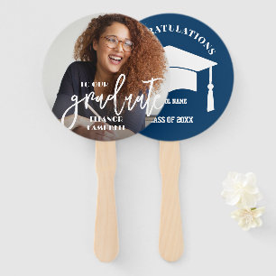 Photo Personalised Graduate Hand Fan