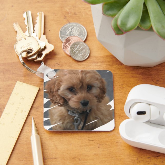 Photo Personalised Key Ring (Desk)