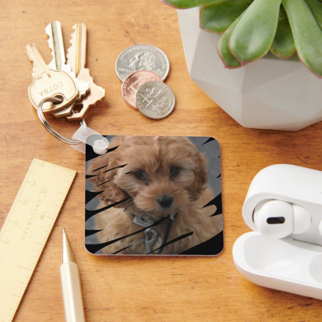 Photo Personalised Key Ring (Desk)