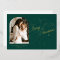Photo personalised Merry Christmas script gold