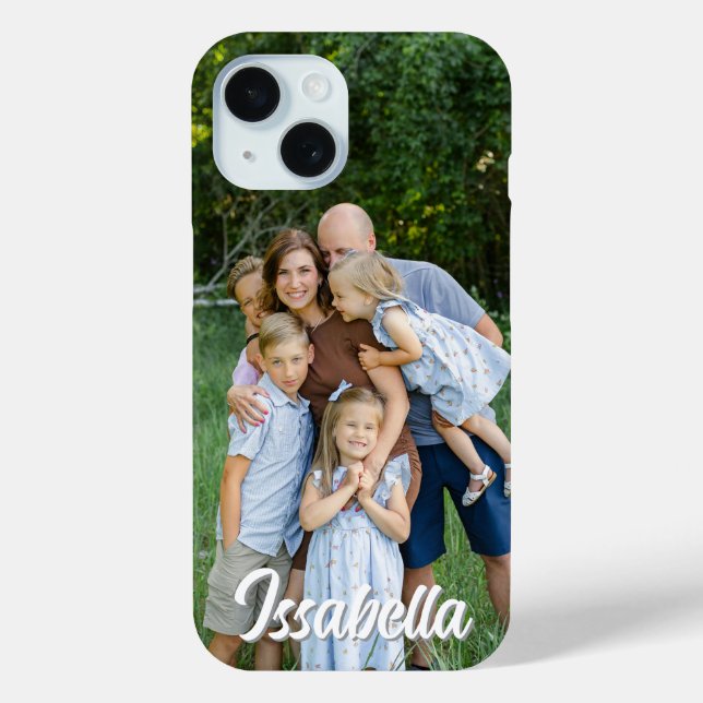 Photo Personalised Name Custom Case-Mate iPhone Ca Case (Back)