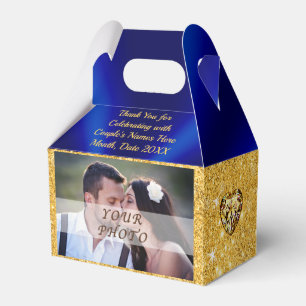 PHOTO, Personalised Wedding Favour Boxes
