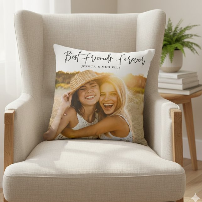 Photo Personalized Best Friends  Cushion (Creator Uploaded)