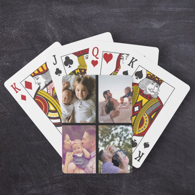 Photo Personalized Custom Collage Playing Cards (Creator Uploaded)