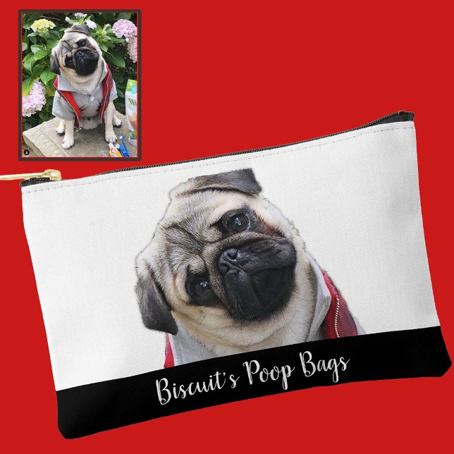 Photo Personalized Dog Mom with Photo          Acc Accessory Pouch (Creator Uploaded)