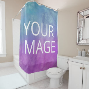 Photo personalized shower curtain
