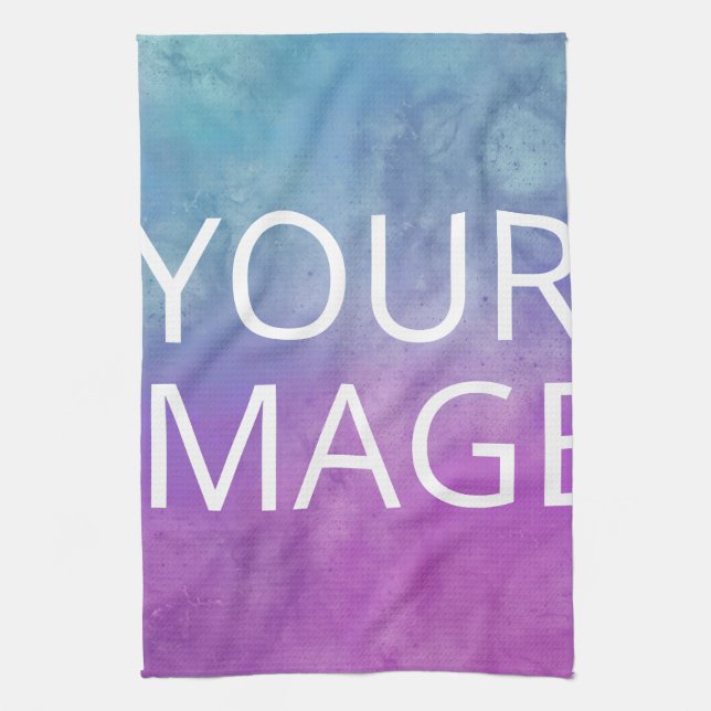 Photo personalized   tea towel (Vertical)