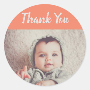photo personalized thank you stickers for birthday