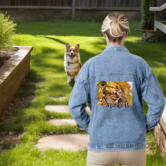 Photo Pet Dog Cat  Denim Jacket (Creator Uploaded)