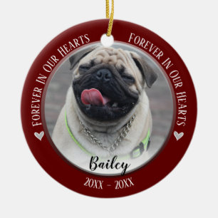 Photo Pet Memorial Keepsake Ornament