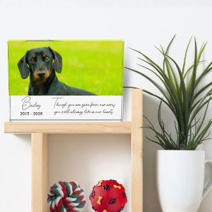 Photo Pet Memorial Plaque Dog Loss Keepsake Gift