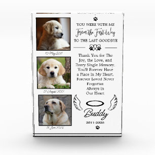 Photo Pet Memorial Remembrance Keepsake Block