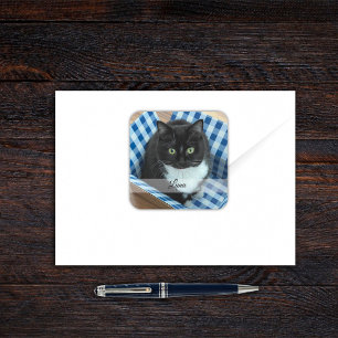 Photo Pet Sticker with Name