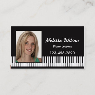 Photo Piano Business Card
