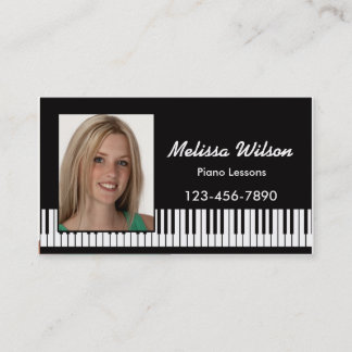 Photo Piano Business Card