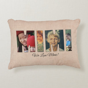 Photo Pillow Mimi, Add Images, Message on back