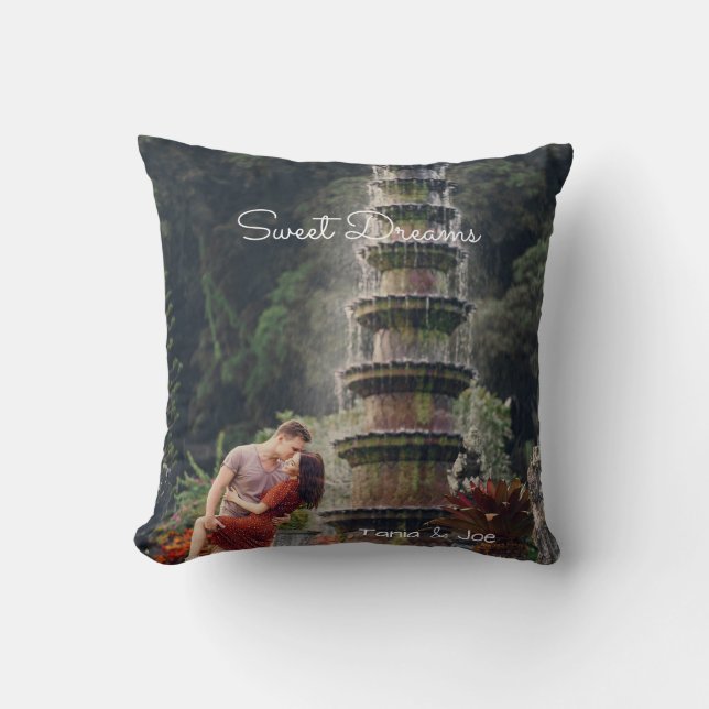 Photo pillow & sweet dreams writing can be change (Front)