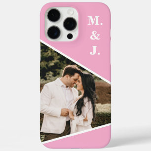 Photo Pink Monogram iPhone 16 Pro Max Case
