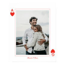 photo playing cards heart love ace simple