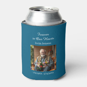 Photo & Poem Memorial Forever in our Hearts Can Cooler