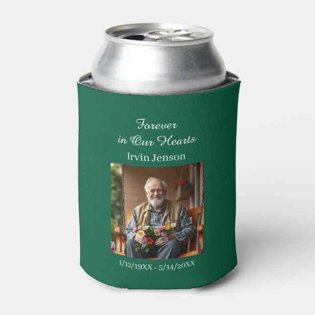 Photo & Poem | Memorial Forever in our Hearts Can Cooler (Can Front)