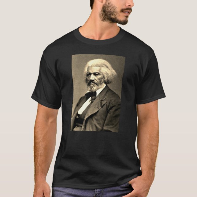 Photo Portrait of Frederick Douglass T-Shirt (Front)